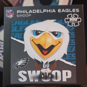 NFL Philadelphia Eagles Swoop Puzzle - Black, Blue, White